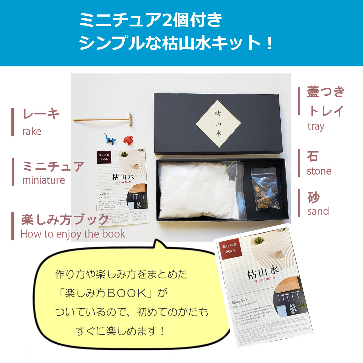 シンプルミニ枯山水キット 地底の世界 ミニチュア2個付き ヤドクガエル ヒルヤモリ ミニチュア 添配 フィギュア 盆景 枯山水セット 枯山水 箱庭 ミニ庭園 小さな庭 paper カラフル カラー 岐阜石 チャートレーキカラー zengarden karesansui