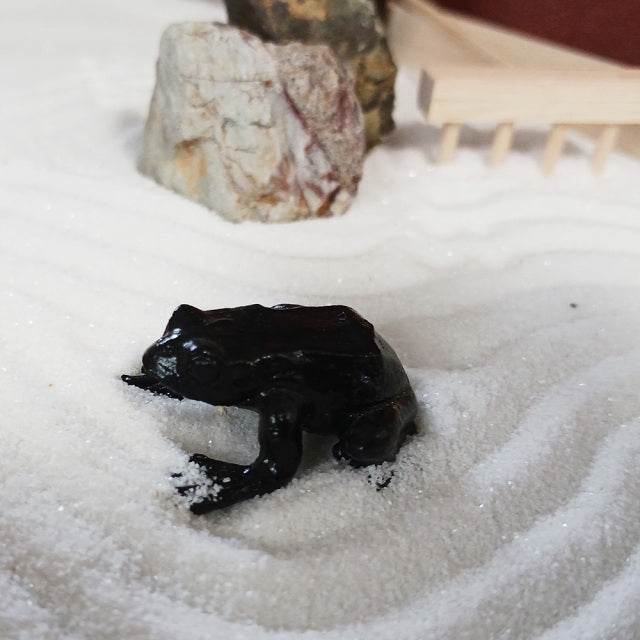 ミニチュア 添配 フィギュア 盆景  蛙 ( かえる ) 銅製  カエル  zengarden karesansui