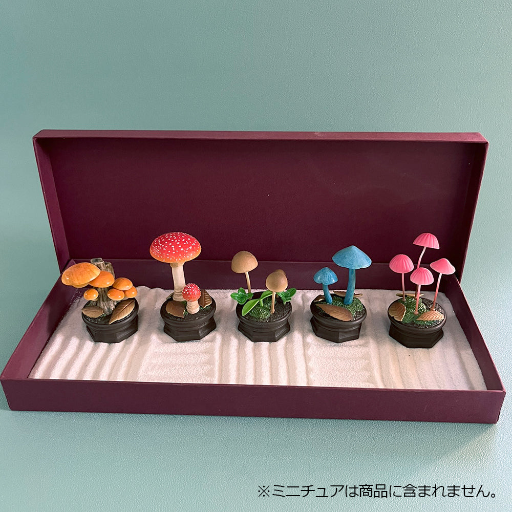 シンプルミニ枯山水キット 【 えらべる4色 】 枯山水セット 枯山水 箱庭 ミニ庭園 小さな庭  paper  zengarden karesansui