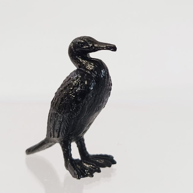 ミニチュア 添配 フィギュア 盆景  鵜 ( う ) 銅製  鳥 とり zengarden karesansui