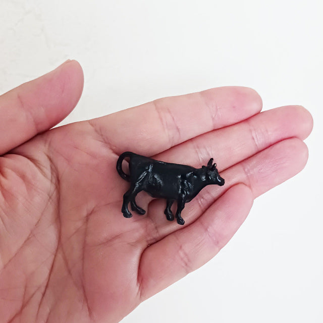 ミニチュア 添配 フィギュア 盆景  牛 ( うし ) 銅製  zengarden karesansui