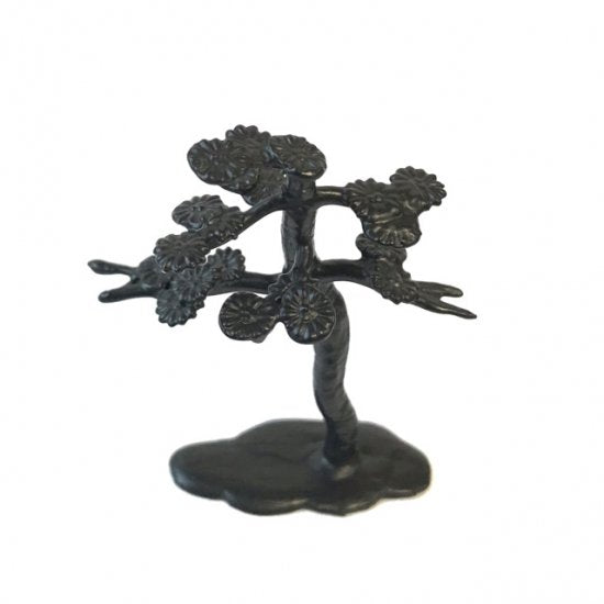 Miniature Bonsai Pine Tree Figurine (Medium Size) Made of Copper by Zengarden Karesansui