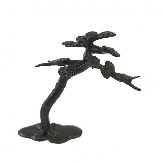 Miniature Bonsai Figurine, Pine Tree (Large), Copper, Zengarden Karesansui