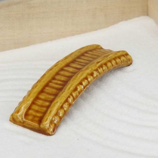 ミニチュア 添配 フィギュア 盆景  橋 ( 丸木橋 )光沢こげ茶  まるき橋  zengarden karesansui