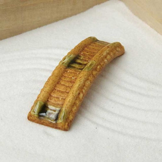 ミニチュア 添配 フィギュア 盆景  橋 ( 丸木橋 )茶色  まるき橋  zengarden karesansui