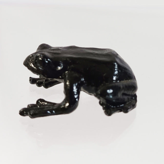 Miniature accessory figure bonkei [bonkei frog (frog) made of copper] 