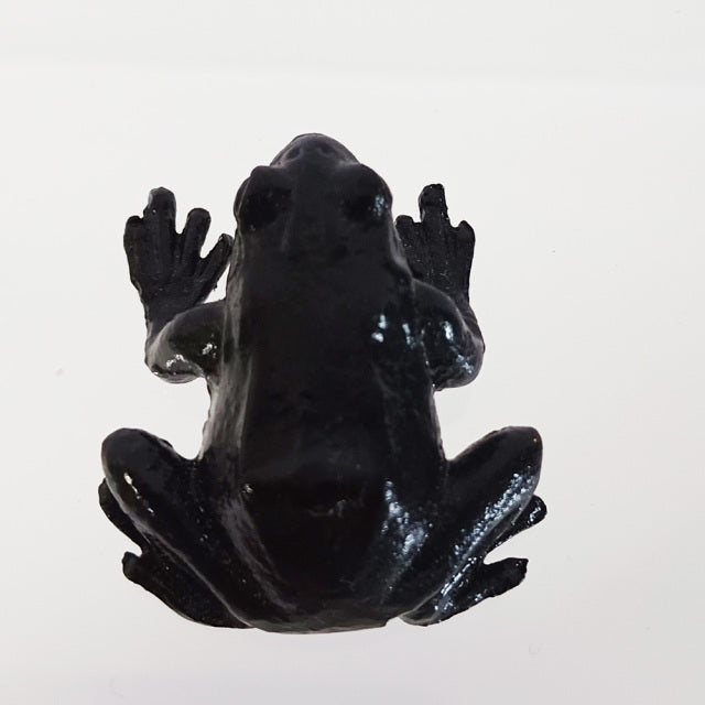 Miniature accessory figure bonkei [bonkei frog (frog) made of copper] 