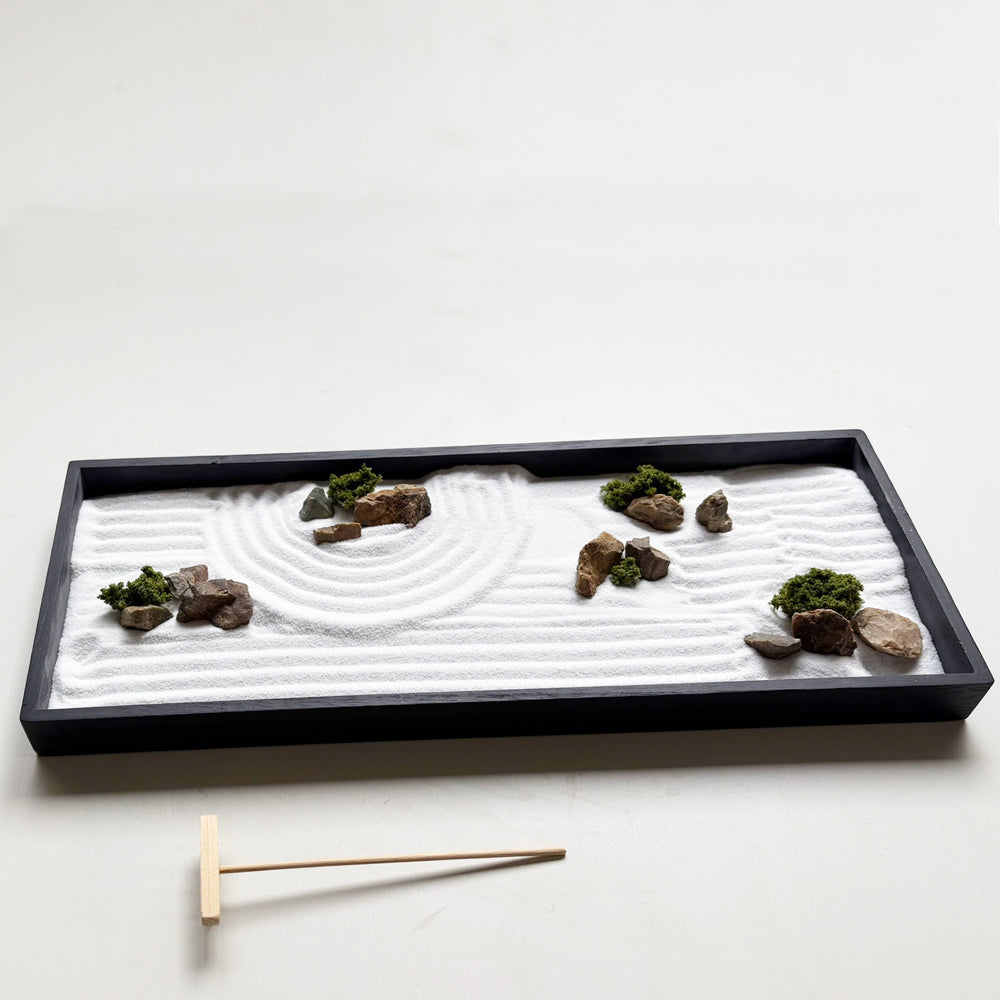 枯山水キット ＜ 龍安寺 ＞ 苔 ( アートモス ) つきセット