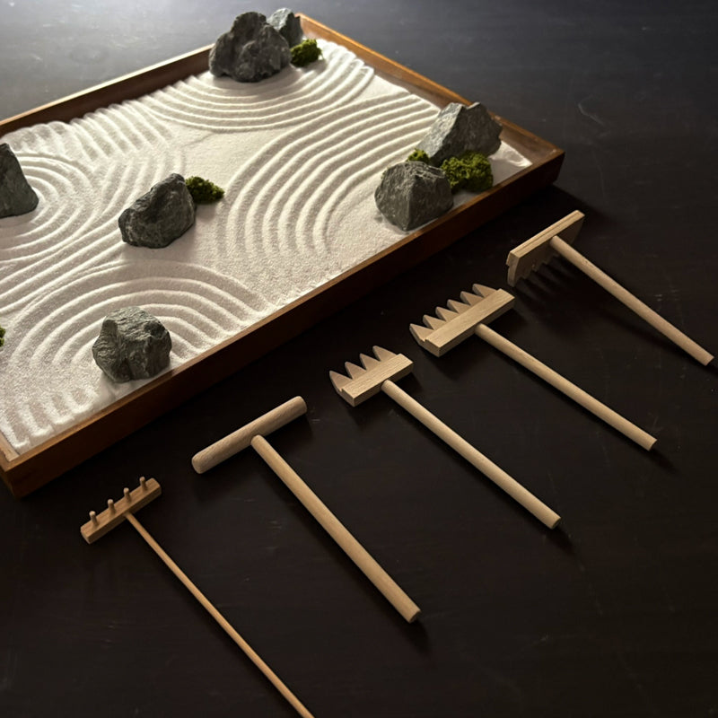 枯山水用　石アート　鑑賞用 枯山水キット ＜禅＞ 枯山水セット 枯山水 zengarden karesansui – zen