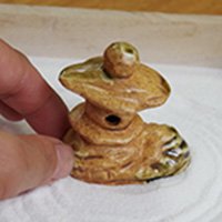 Miniature accessory figure Bonkei [Miniature Iwatsuki Torou brown] Lantern