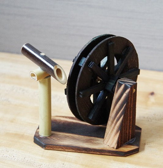 Miniature accessory figure bonkei [miniature water wheel] 
