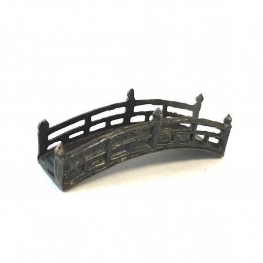 Miniature accessory figure bonkei [Bonkei bridge (railing) made of copper] 